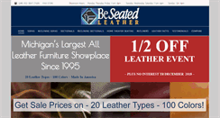 Desktop Screenshot of beseatedleatherfurniture.com